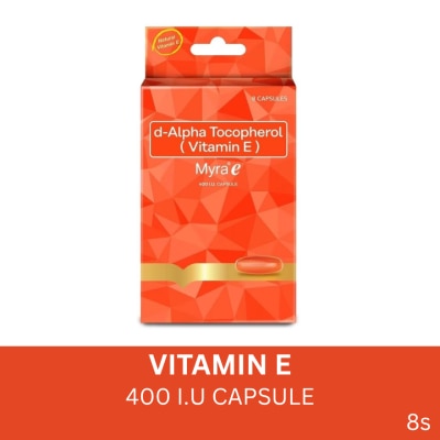 MYRA E Vitamin E 400 IU x 8 Capsules