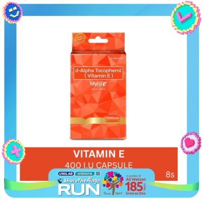 MYRA E Vitamin E 400 IU x 8 Capsules