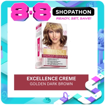LOREAL - Excellence Creme - 6.30 Golden Dark Brown image