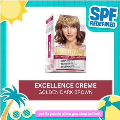 LOREAL - Excellence Creme - 6.30 Golden Dark Brown
