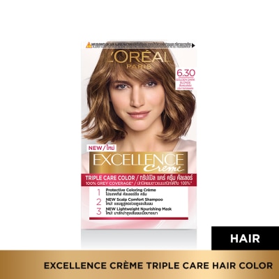 LOREAL - LOREAL Paris Excellence Creme Triple Care Hair Color 6.30 Golden Dark Blonde 172ml image