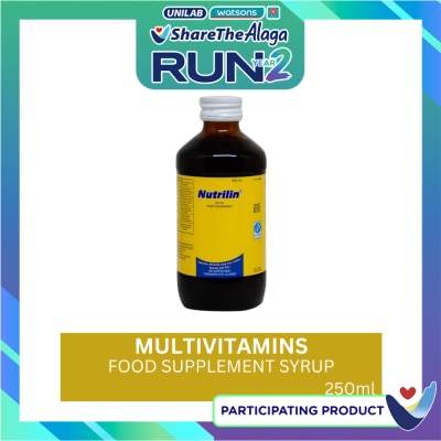 NUTRILIN Vitamins; Minerals Plus Iron; Iodine; taurine and Zinc Syrup 250mL image