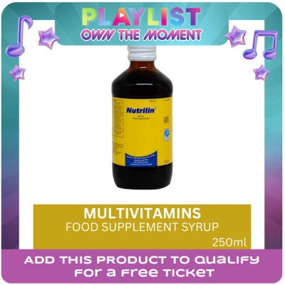 NUTRILIN - Vitamins; Minerals Plus Iron; Iodine; taurine and Zinc Syrup 250mL