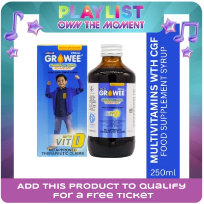 GROWEE - GROWEE Vitamins With Chlorella Growth Factor Syrup 250ml