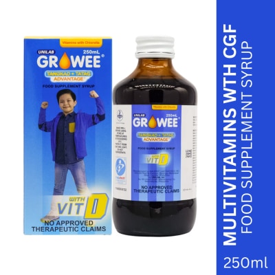 GROWEE GROWEE Vitamins With Chlorella Growth Factor Syrup 250ml