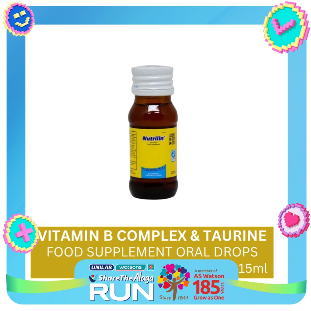 Vitamins B-Complex and Taurine Drops 15mL