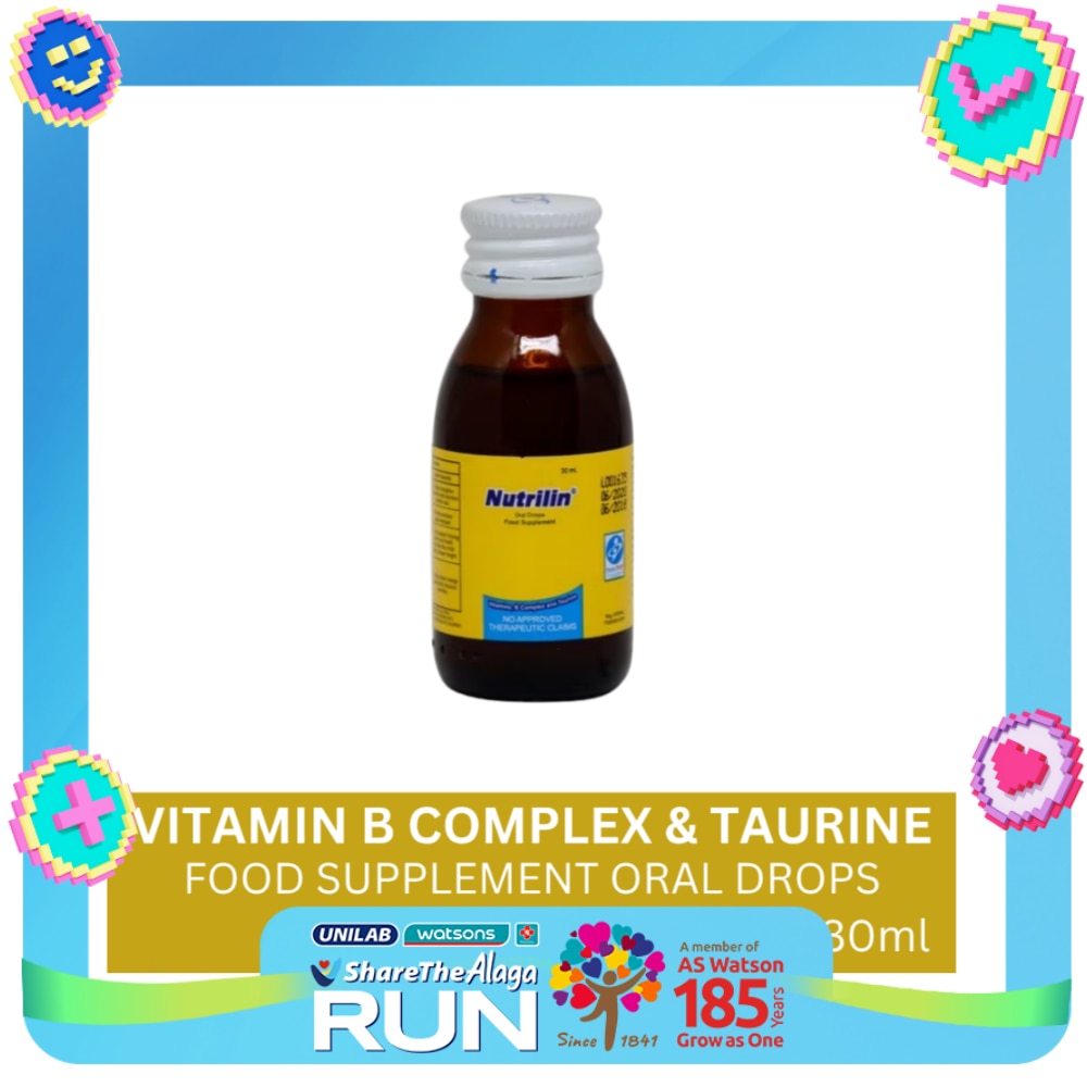 Vitamins B-Complex and Taurine Drops 30mL