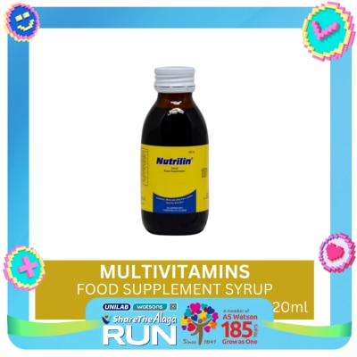 NUTRILIN Vitamins; Minerals Plus Iron; Iodine; taurine and Zinc Syrup 120 ml