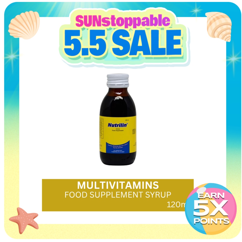 Vitamins; Minerals Plus Iron; Iodine; taurine and Zinc Syrup 120 ml