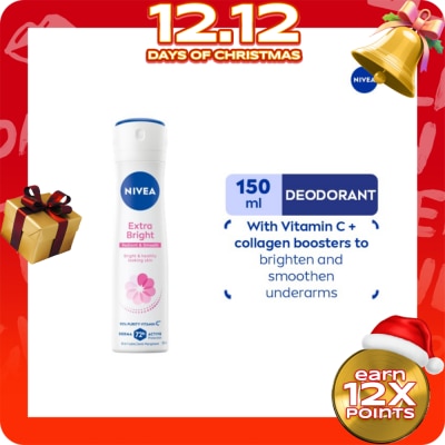 NIVEA NIVEA Deodorant Extra Brightening Anti-Perspirant Spray 150ml