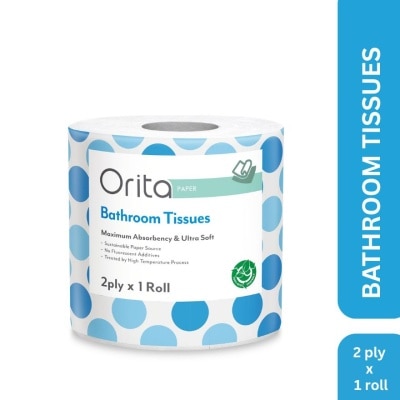 ORITA Bathroom Tissue Single 2ply 400 sheets