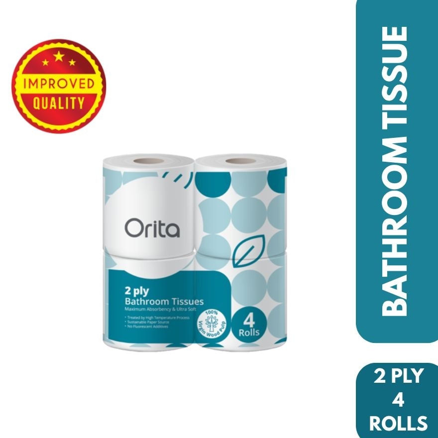 2-ply 4 Rolls Bathroom Tissue image