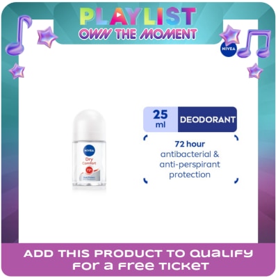 NIVEA - NIVEA Deodorant Dry Comfort Roll-On 25ml