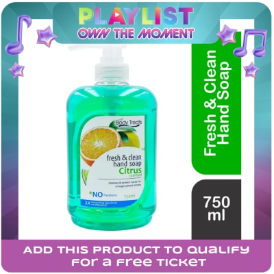 BODY TREATS - Citrus Hand Soap 750ml