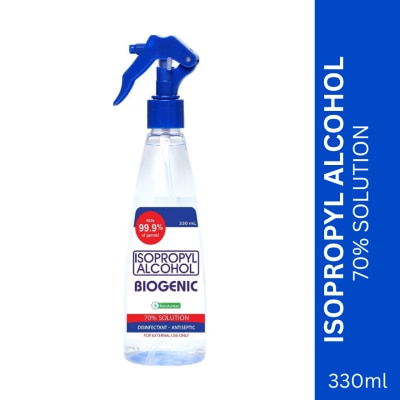 BIOGENIC Isopropyl Alcohol 70% 330mL
