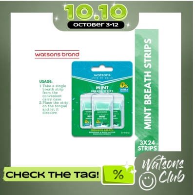 WATSONS Sugar Free Mint Breathe Strips image