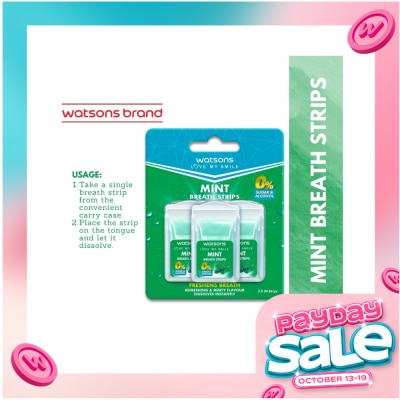 WATSONS Sugar Free Mint Breathe Strips image
