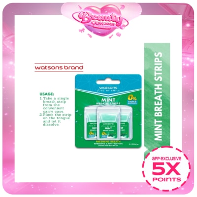 WATSONS - Sugar Free Mint Breathe Strips