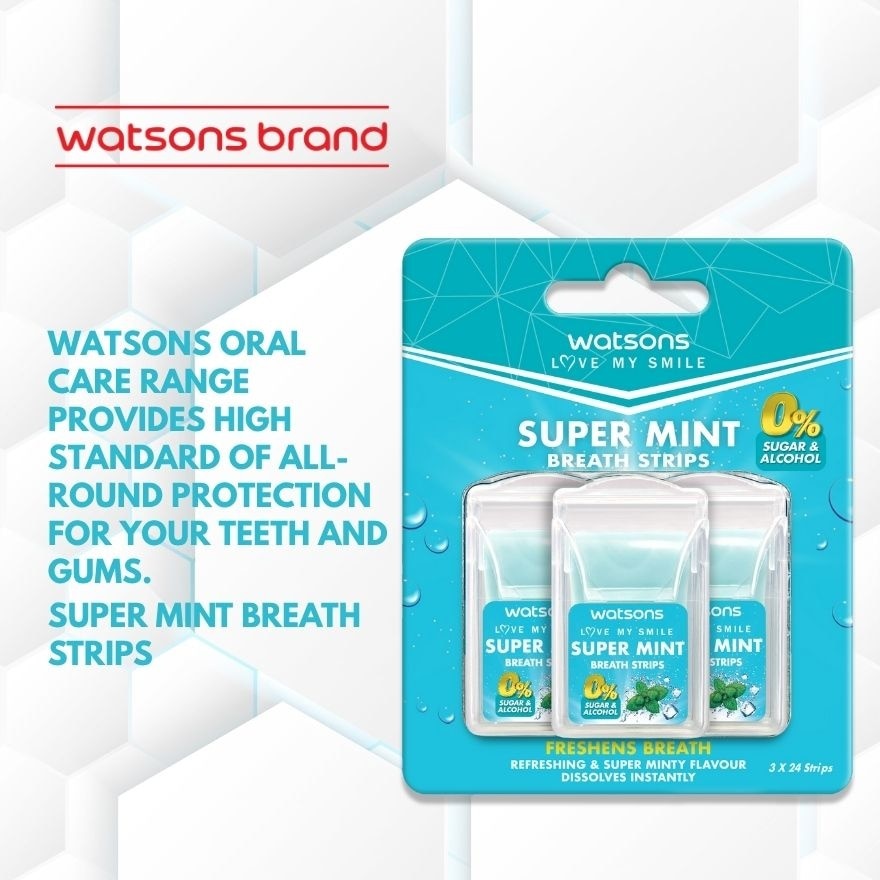Sugar Free Super Mint Breathe Strips