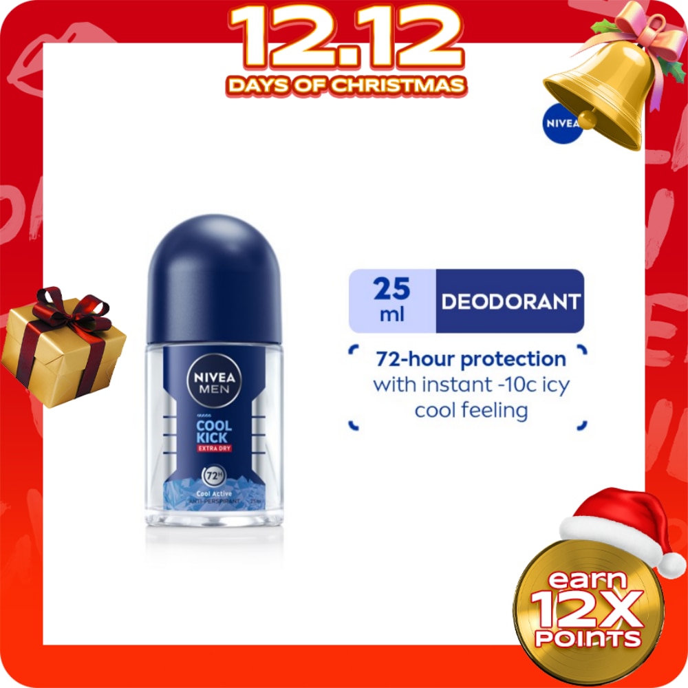 NIVEA Men Deodorant Cool Kick Anti-Perspirant Roll-on 25ml
