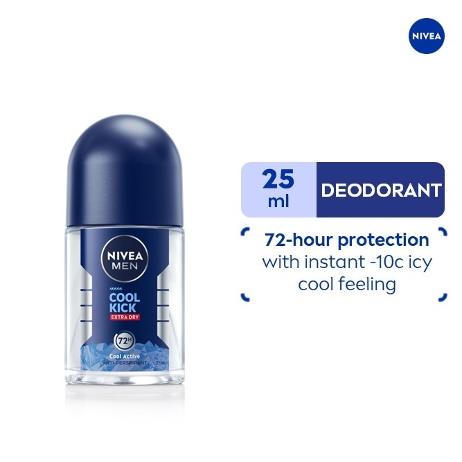 NIVEA Men Deodorant Cool Kick Anti-Perspirant Roll-on 25ml