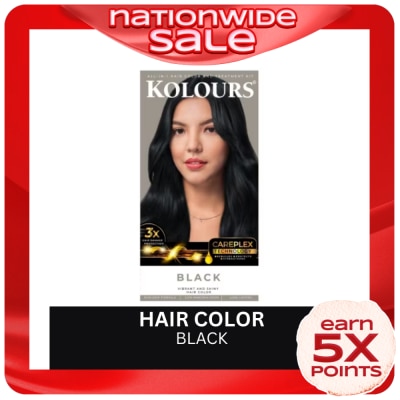 KOLOURS Hair Color Black