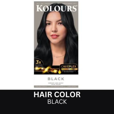 KOLOURS Hair Color Black