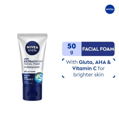 NIVEA NIVEA Men Extra Brightening Facial Foam 50g