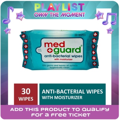 MED GUARD - Anti Bacterial Wipes 30 wipes