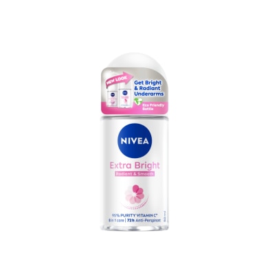 NIVEA NIVEA Deodorant Extra Brightening Anti-Perspirant Roll-On 50ml