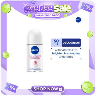 NIVEA NIVEA Deodorant Extra Brightening Anti Perspirant Roll On 50ml image