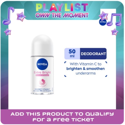NIVEA - NIVEA Deodorant Extra Brightening Anti-Perspirant Roll-On 50ml