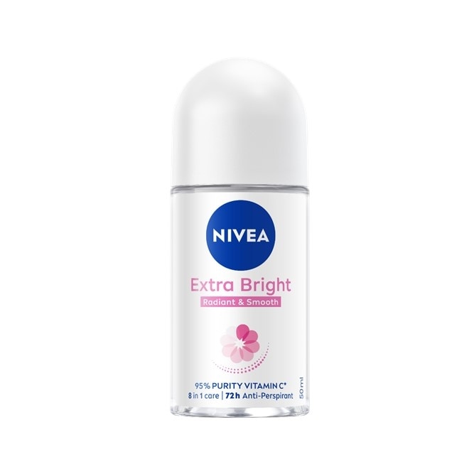NIVEA Deodorant Extra Brightening Anti-Perspirant Roll-On 50ml