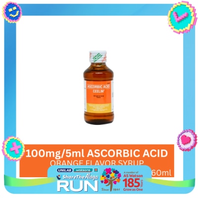 CEELIN Ascorbic Acid 100 mg/5 mL Syrup 60 mL