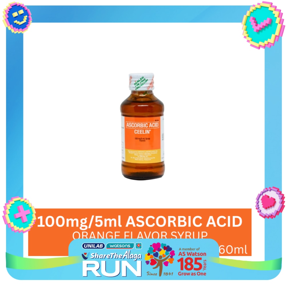 Ascorbic Acid 100 mg/5 mL Syrup 60 mL