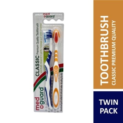 MED GUARD Classic Toothbrush Twin Pack