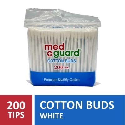 MED GUARD Cotton Buds White 200 Tips