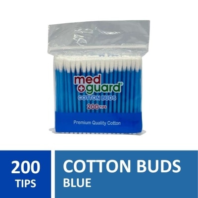 MED GUARD Cotton Buds Blue 200 Tips