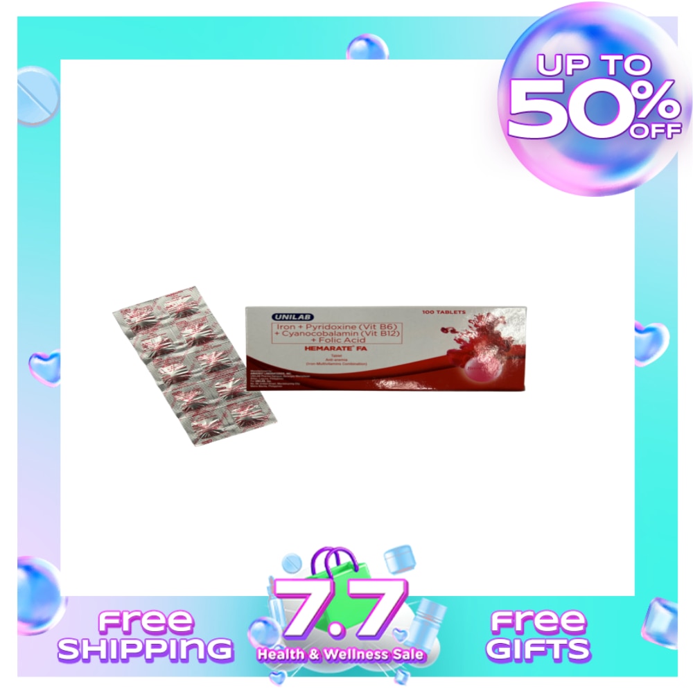Iron + Folic Acid + Vitamin B Complex 1 Tablet