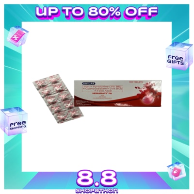 HEMARATE Iron + Folic Acid + Vitamin B Complex 1 Tablet