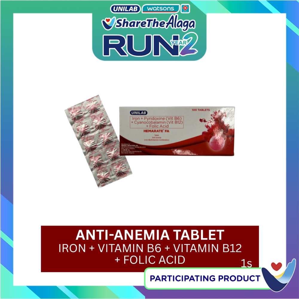 Iron + Folic Acid + Vitamin B Complex 1 Tablet image