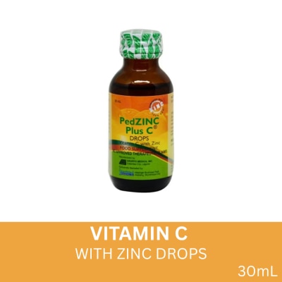 PEDZINC PLUS C Vitamin C with Zinc Drops 30mL