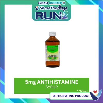 DISUDRIN Phenylephrine HCl 5mg Chlorphenamine Maleate 1 mg Syrup 120mL image