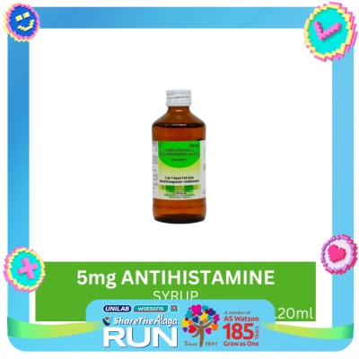 DISUDRIN Phenylephrine HCl 5mg Chlorphenamine Maleate 1 mg Syrup 120mL