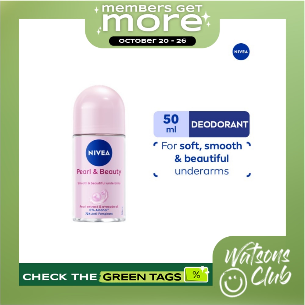 Deodorant Pearl & Beauty Anti Perspirant Roll on 50ml image