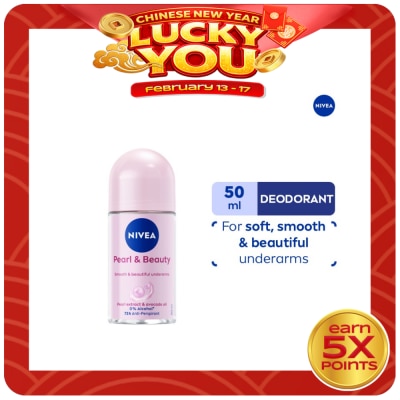 NIVEA Deodorant Pearl & Beauty Anti-Perspirant Roll-on 50ml