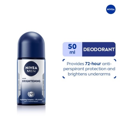 NIVEA NIVEA Men Deodorant Brightening Anti-Perspirant Roll-On 50ml