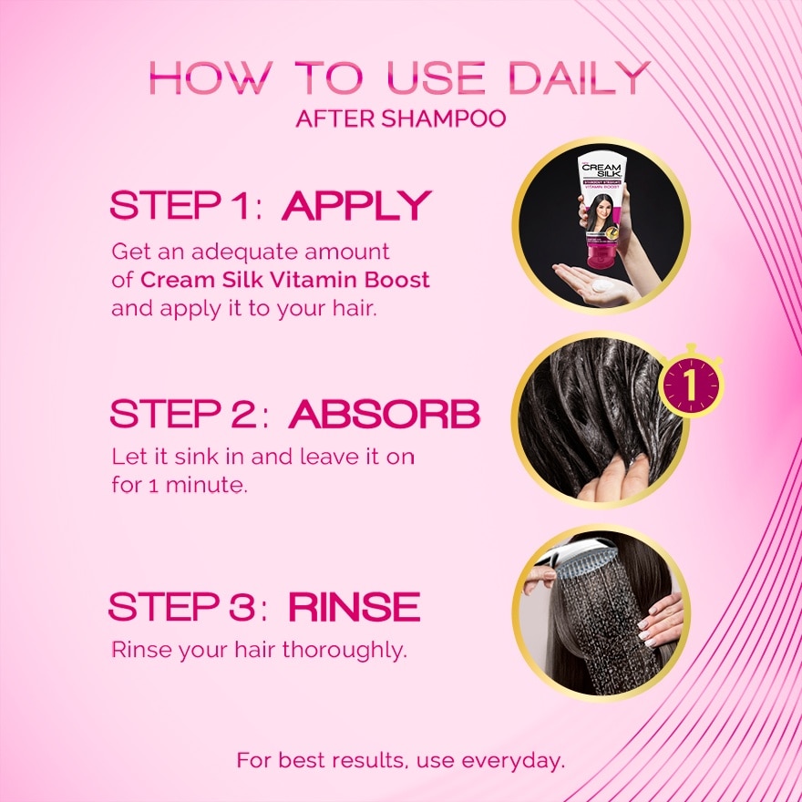 Cream Silk Ultimate Reborn Standout Straight Conditioner 180ml