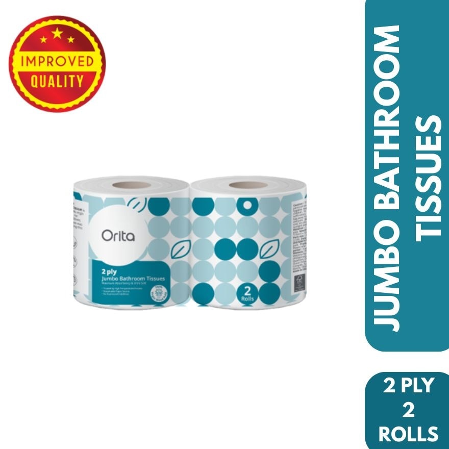 2-ply 2 Rolls Jumbo Bathroom Tissue image