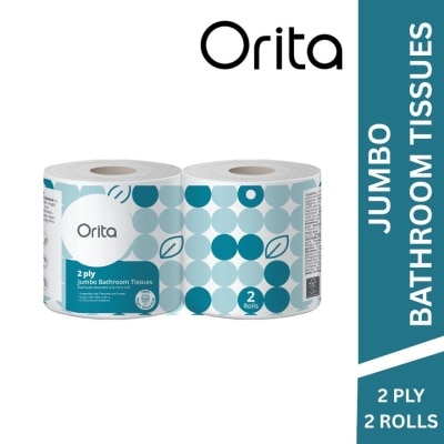 ORITA 2-ply 2 Rolls Jumbo Bathroom Tissue